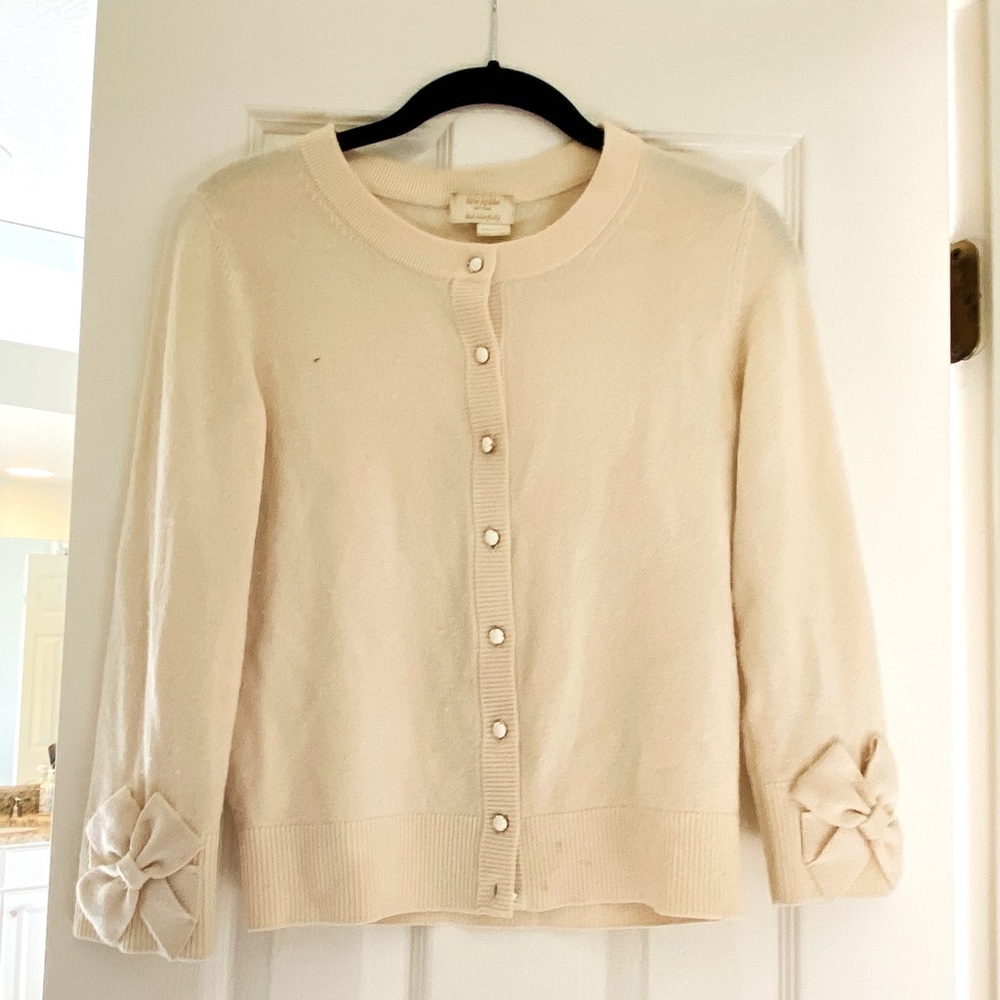 Kate Spade Somerset Cream Cardigan